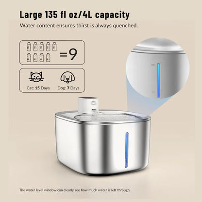 Cordless Pet Water Fountain – No Wires, Just Fresh Water and Peaceful Hydration